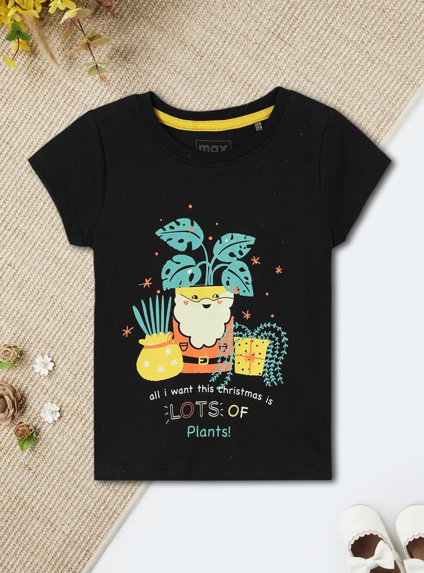 Girls Graphic Printed T-shirt