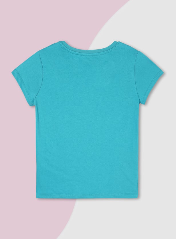 Girls Graphic Printed T-shirt - Pack of 5