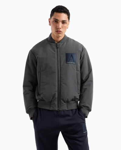A Line Regular Fit Dark Shadow Jacket