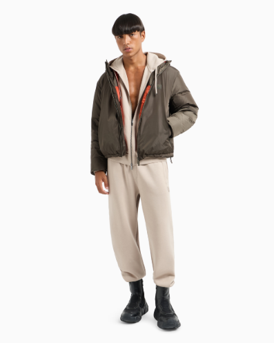 Armani Classics Regular Fit Black Olive Jacket