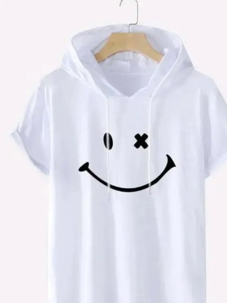 Mens Polyester Tshirt Printed Hood Pettan New Design